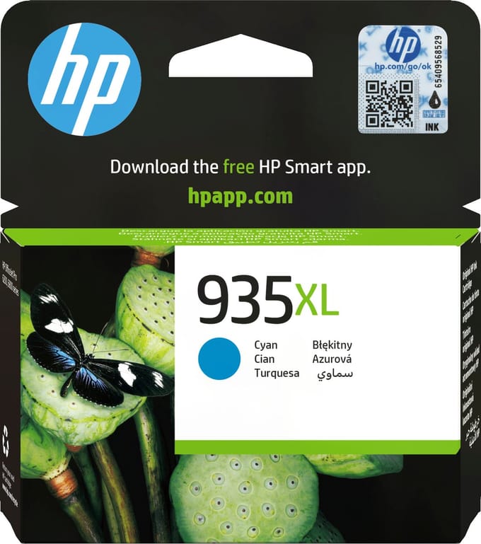 HP 935XL - Inktcartridge - Origineel - Hoge capaciteit - Cyaan