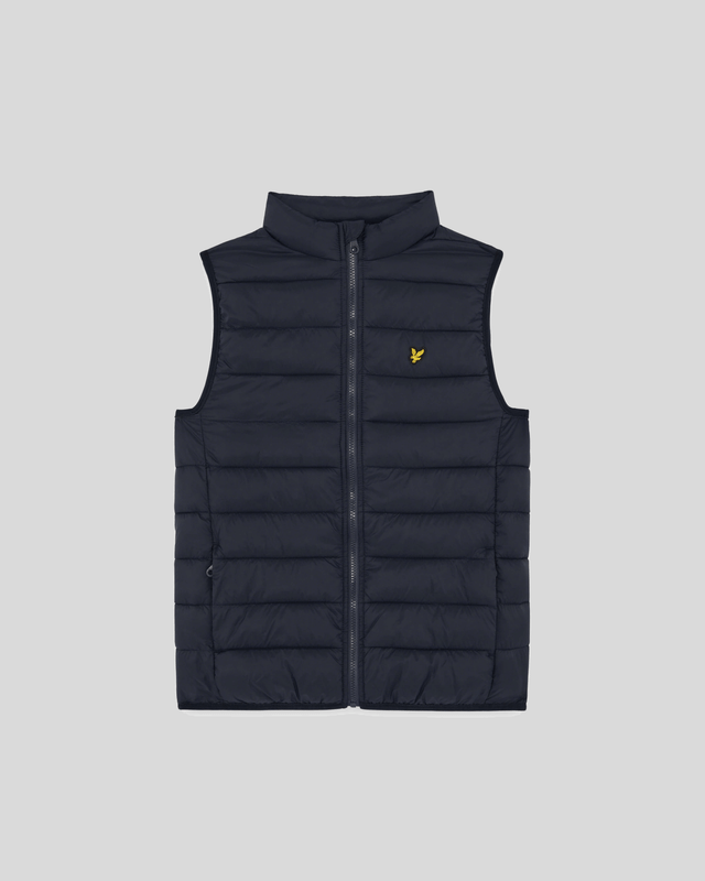 Lyle & Scott jongens lichtgewicht gewatteerd vest - marineblauw