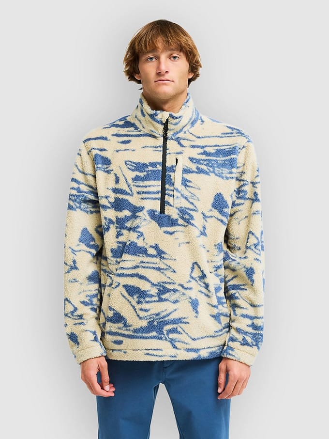 Billabong Boundary Mock Neck Half-Zip Fleece Trui groen