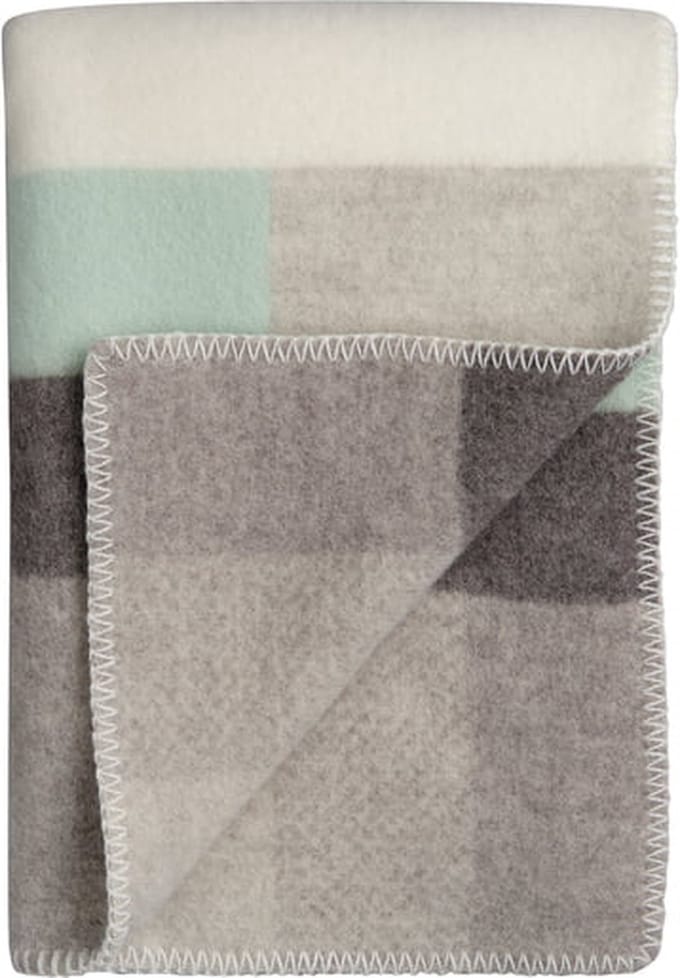 Røros Tweed Wollen Deken - Mikkel - Grijs