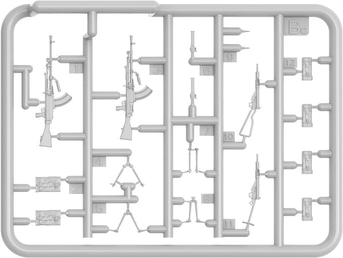 MiniArt Modelbouwpakket Militaire voertuigen - 35361 British Weapons - Equipment for Tank Crew - Infantry Plastic - 1:35 - Modelbouw