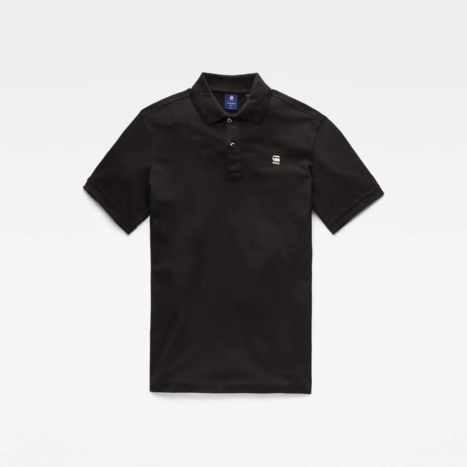 G-STAR Dunda slim polo s\s Heren Poloshirt - dk black