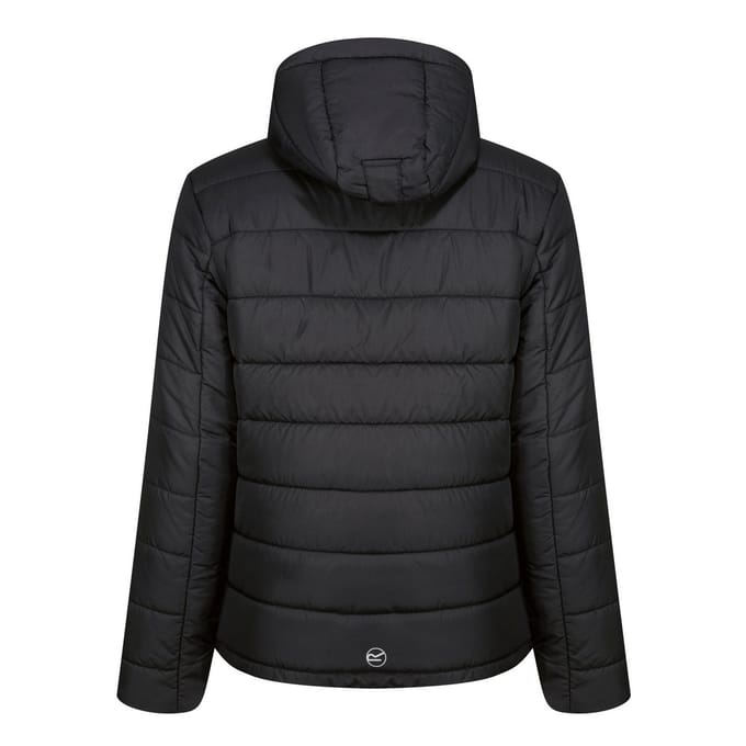 Regatta Heren Navigate Thermische Hooded Jacket (Zwart/Seal Grijs)