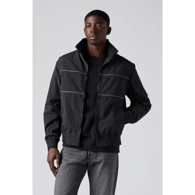 Levi's Heights Pipping Jacket Jet Black Taglia: S | Bomber Outlet | Uomo | Nero