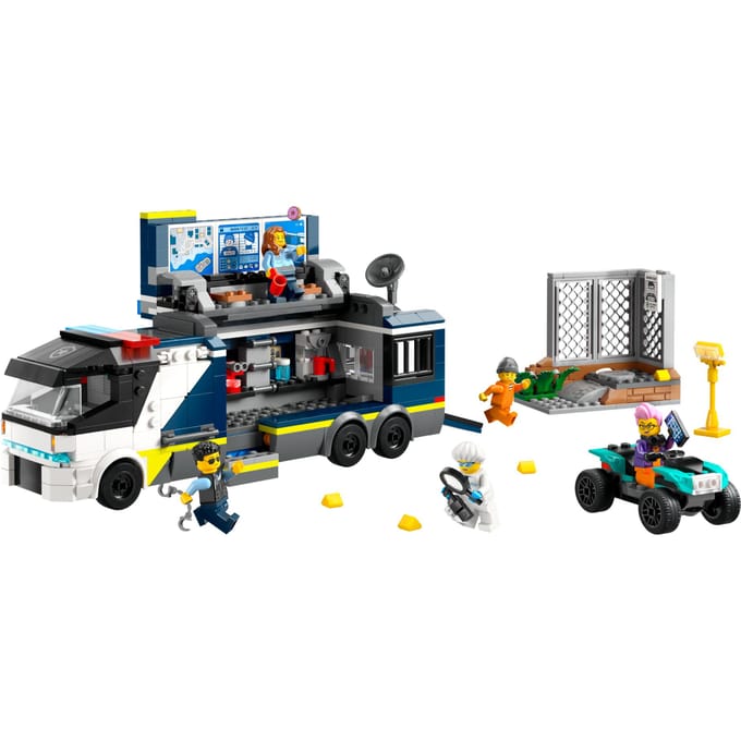 LEGO 60418 City Politielaboratorium in truck Politie Speelgoed voor Kinderen vanaf 7 jaar