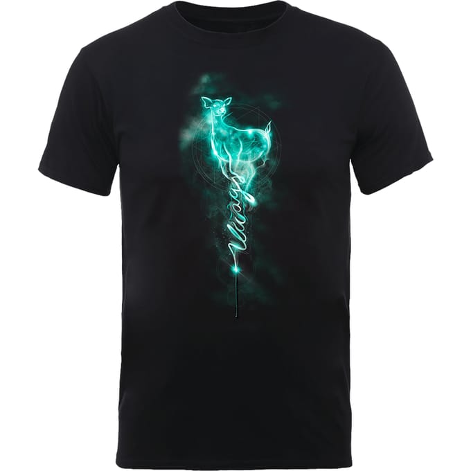Harry Potter Hinde Always Patronus Heren T-shirt - Zwart - M