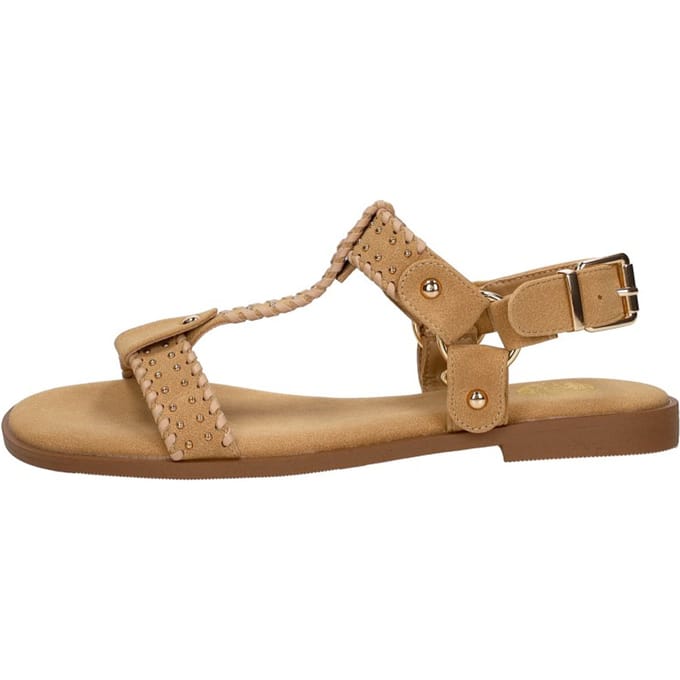 SUB55 Sandalen Plat Sandalen Plat - beige - Maat 44