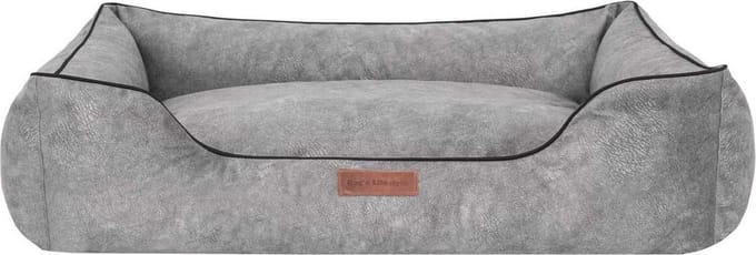 Hondenbed Indira Misty grijs 110cm - Wasbare Hoes!