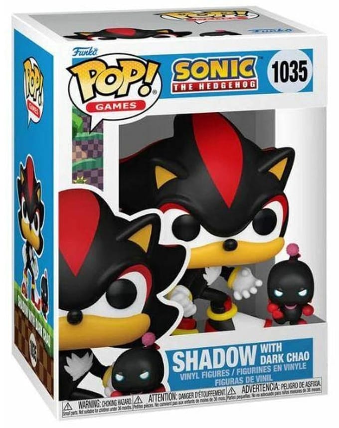 Pop Games: Sonic the Hedgehog - Shadow with Dark Chao Funko Pop #1035