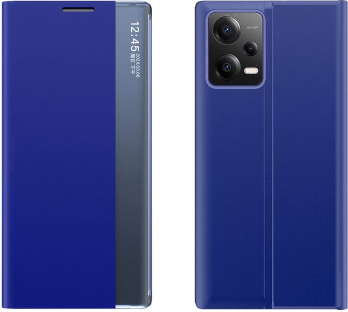 Hurtel New Sleep Case - Telefoonhoes - Xiaomi Redmi Note 12 Pro+ - Blauw - Magneetflap