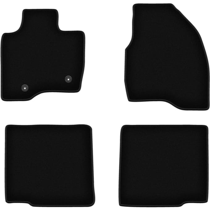 BASIC zwarte veloursmatten voor: Ford Explorer MK5 SUV (2010-2019)