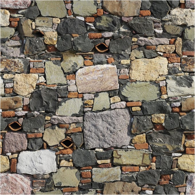 Behangsticker - NORTHERN STONES - 60x60cm