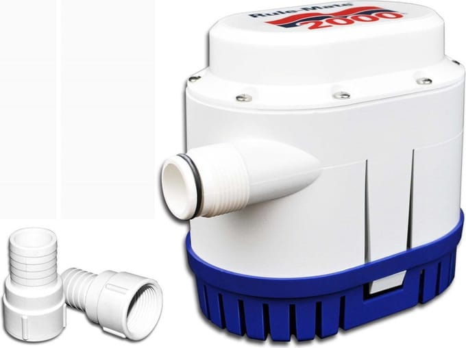 Rule RM2000A 24V automatische Bilgepomp 7571 liter/uur