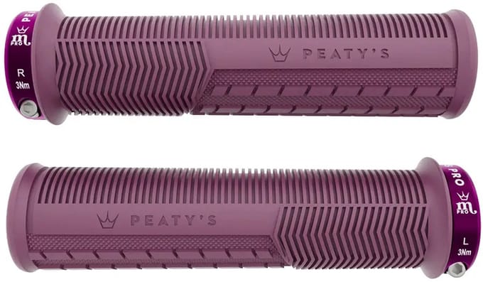 Peaty´s Monarch Pro Grip Mushroom Thick Handvatten Paars 130 mm