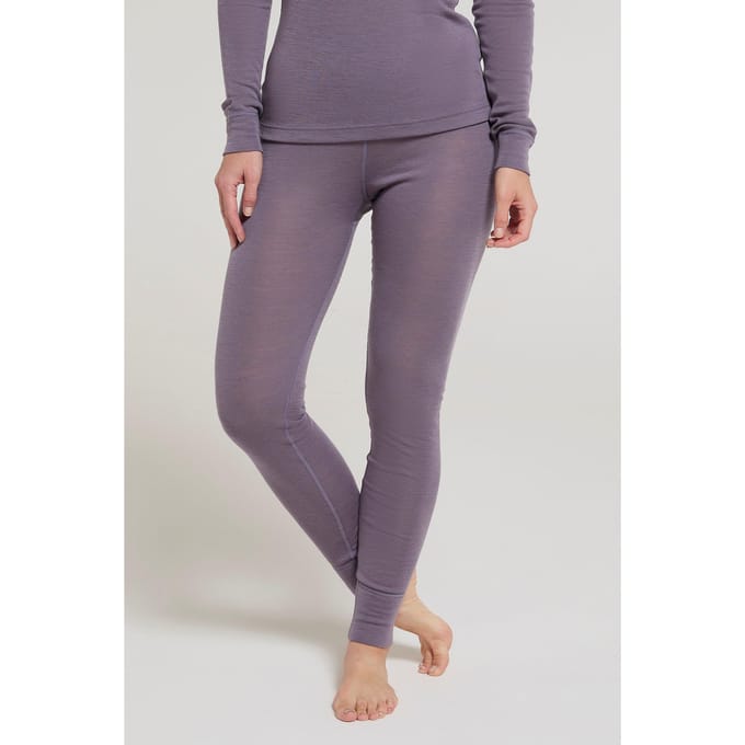 Mountain Warehouse Dames Merino II Thermo Broek (Donker Paars)