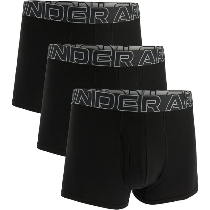 Under Armour Boxershorts UA PERFORMANCE COTTON - SOLID 3 IN 3PK Set van 3