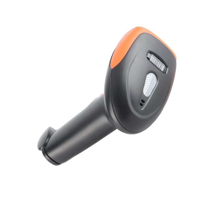 Draadloze Barcodescanner BT Snelle Reactie Comfortabele Terugslagknop Handheld QR-lezer voor Bezorging Supermarkt gray