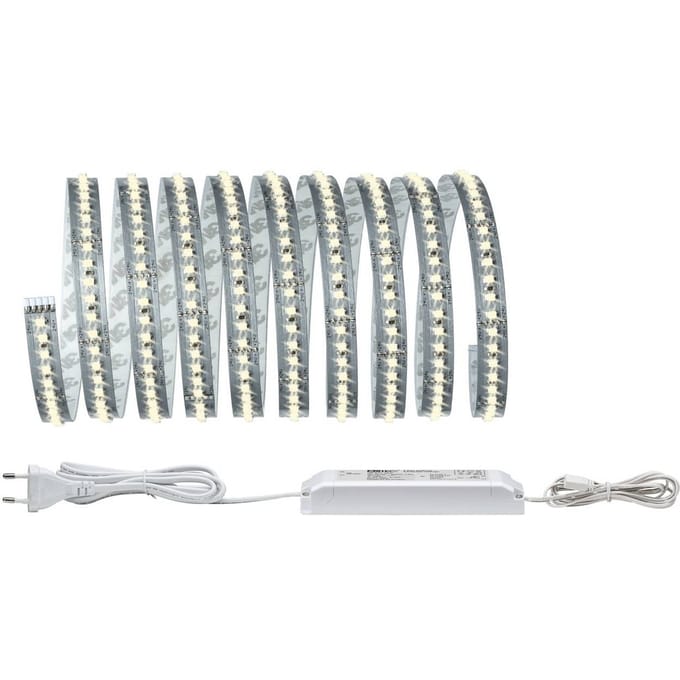 PAULMANN MaxLED 1000 LED-strip basisset warmwit 300 cm zilver ongecoat