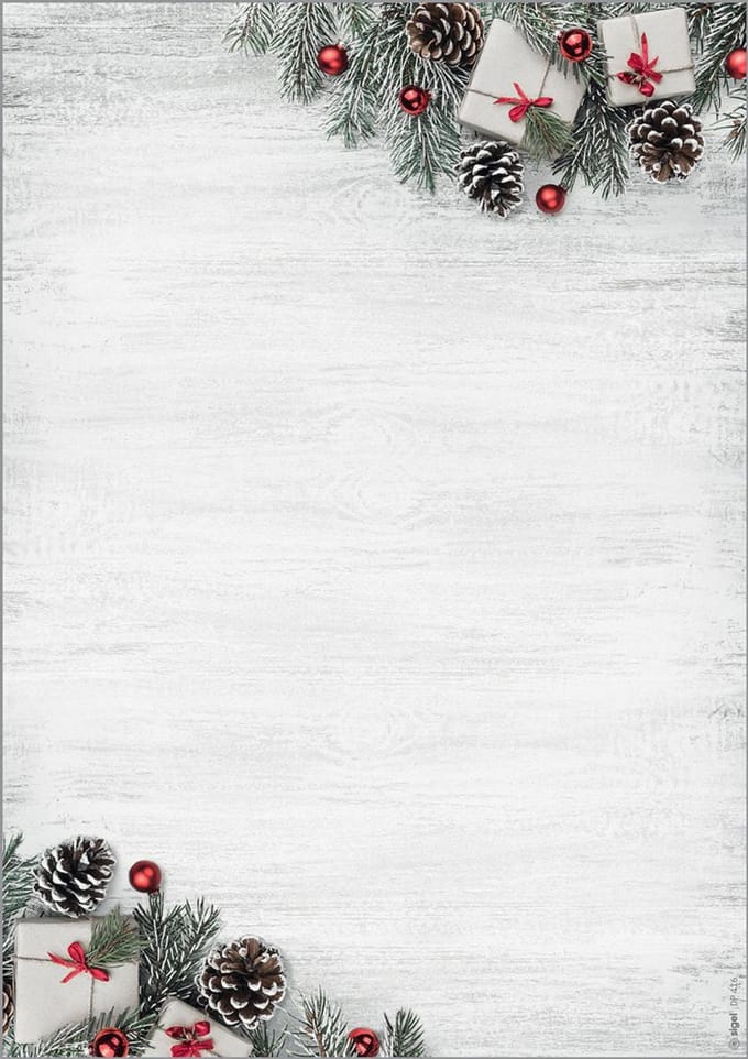Scandinave kerstmotievendruipapier A4-formaat