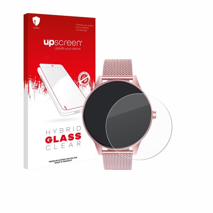 upscreen - Screenprotector voor TAOLOON Smartwatch 1.27" - Folie Beschermfolie Beschermglas transparant