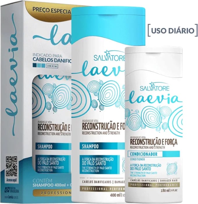 Laevia Kit Reconstructie en Force SH 400ml + CO 180ml