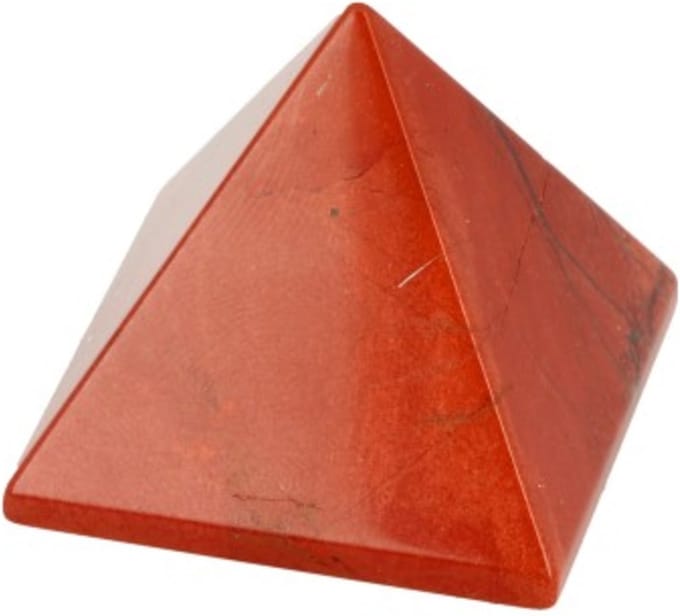 Jaspis rood 35 mm edelsteen piramide