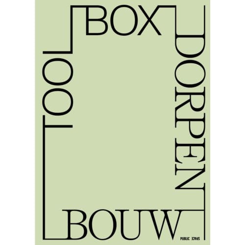 Toolbox Dorpenbouw - Joeri De Bruyn