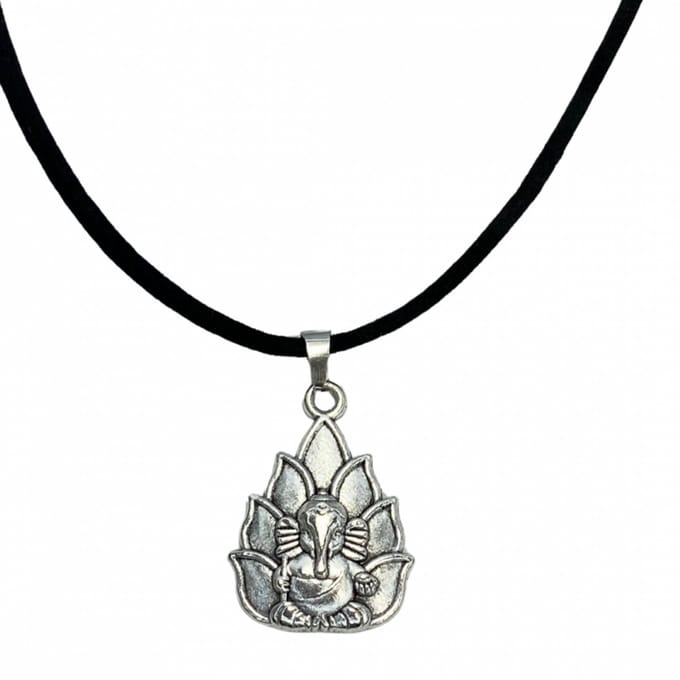 Ketting -Ganesha -zilverkleur - Charme Bijoux