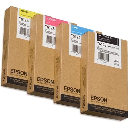 Epson originele inktcartridge, matzwart voor printers - 1 stuk (C13T61280N) | Computing & Office Electronics