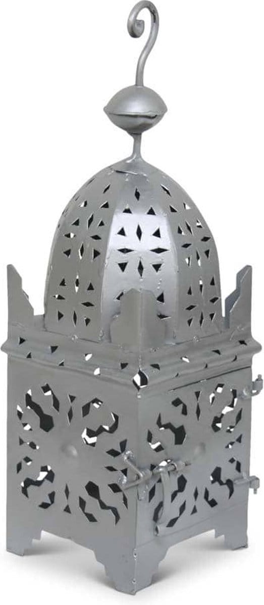 Safaary - Marokkaanse Lantaarn Zilver Medium Arub