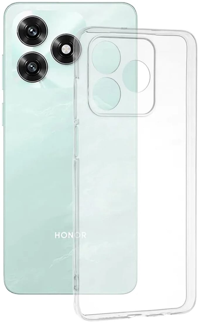 Hoesje geschikt voor HONOR X5c Plus - Techsuit Clear Silicone Back Cover - Transparant