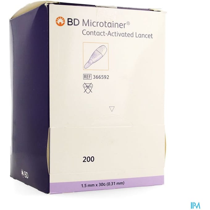 Bd Microtainer Contact Activated Lancet 200 366592