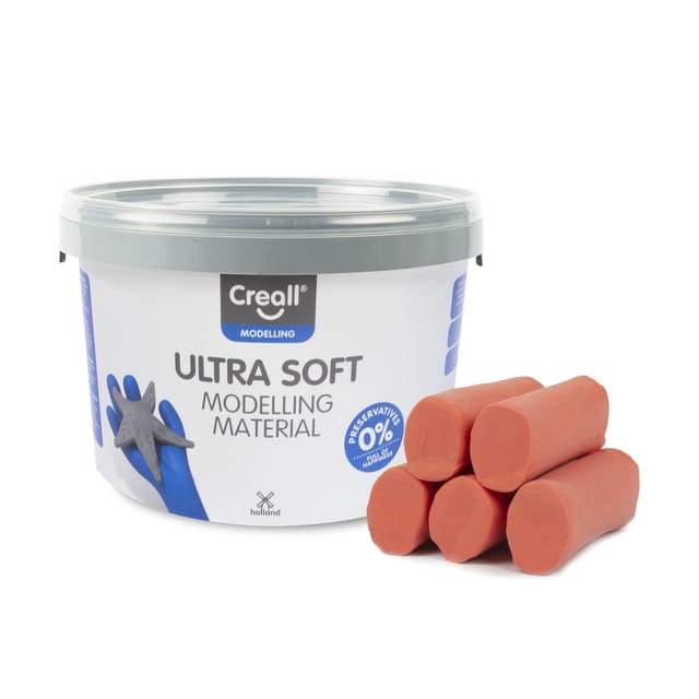 Klei Creall Play-it Ultra Soft helder rood 1100 gram