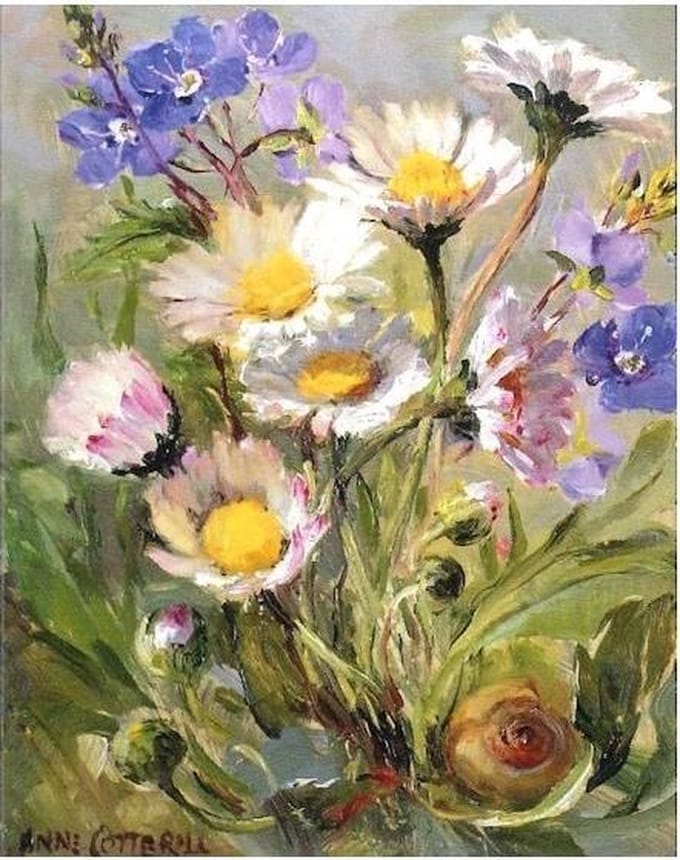 Cadeaukaart Madeliefjes 7,5x9,5cm
