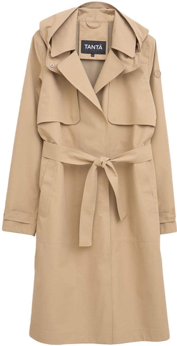 Beige regenjas / trenchcoat Tage van Tantä XL