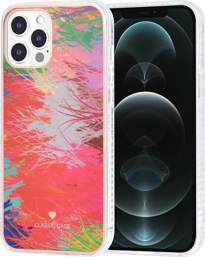UNIQ Classic Case iPhone 12 Pro Max TPU Backcover hoesje - Graffiti Red