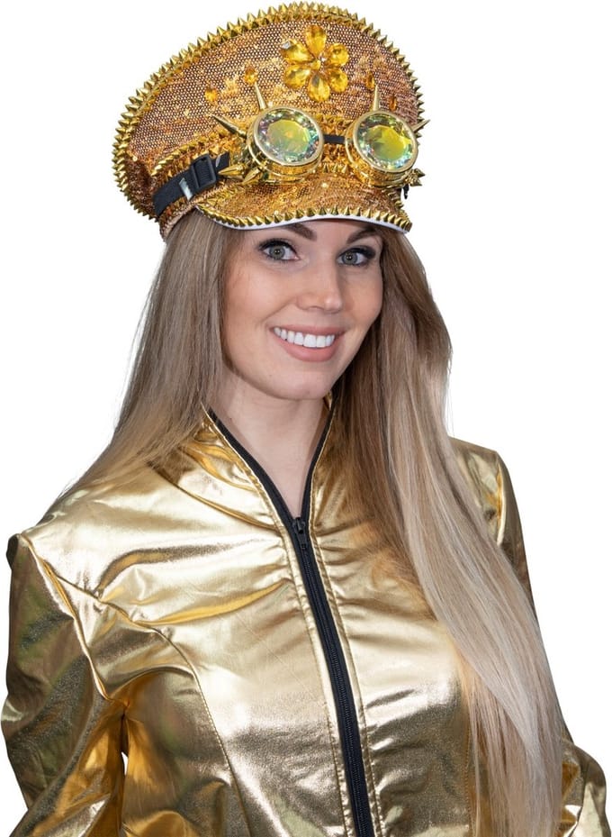 Burningman pet - de luxe - goud - Pride - Toppers 2025