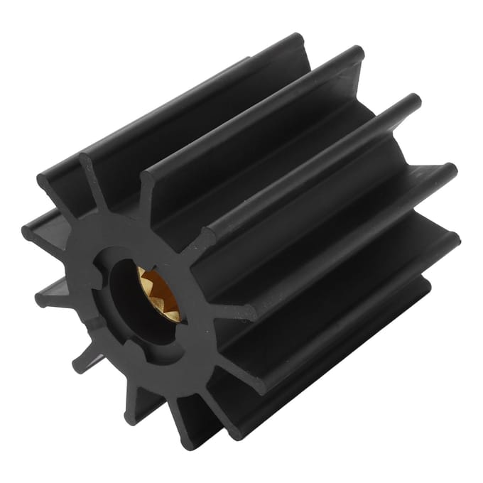 Buitenboordwaterpomp Impeller 3830459 Flexibel 12 Bladen Koper Neopreen Rubber voor Jabsco gray