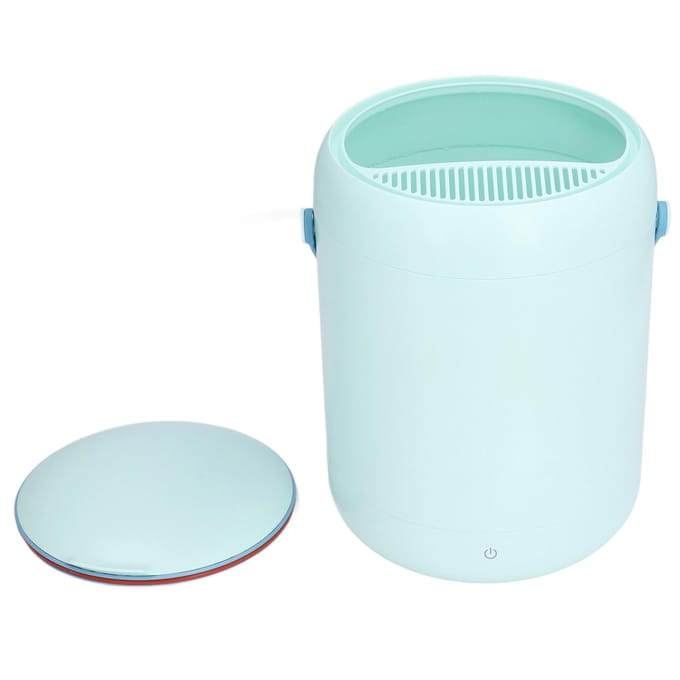 Sokkenwasmachine Blauw Licht Draagbare Wasmachine met Waterdichte Ring 3L Grote Capaciteit wit