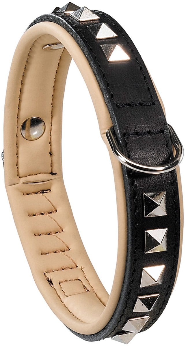 Ferplast Halsband Giotto 40 / 44 Cm Leer Zwart