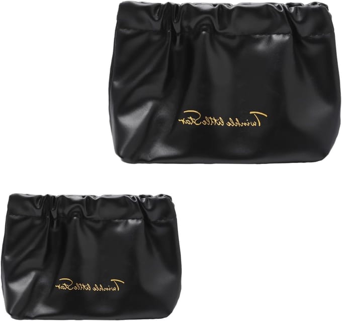 Set van 2 Multifunctionele Mini Make-up Tassen, Waterdichte Cosmetica Tas, Draagbare en Stijlvolle Make-up Organizer