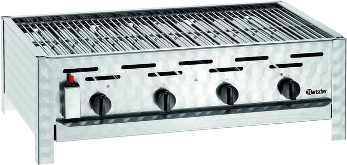 Combi-Tafelbraadgrill - Gas - 4-Pits - Bartscher 1062503 - Horeca & Professioneel