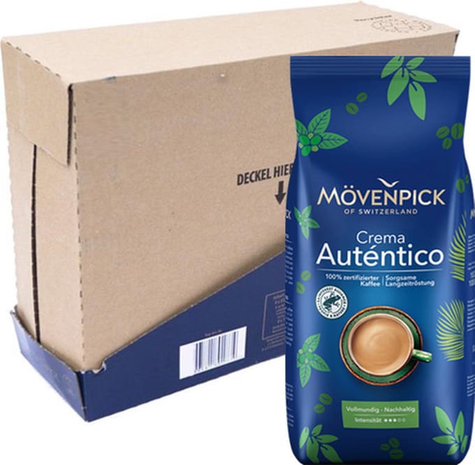Mövenpick El Autentico Koffiebonen - 4 x 1 kg