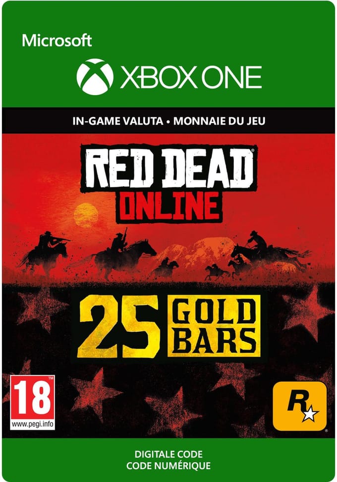 Red Dead Redemption 2: 25 Gold Bars - Xbox One Download