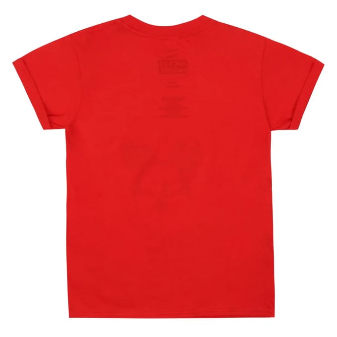 Disney Meisjes Mickey Mouse Kus T-shirt (Rood)