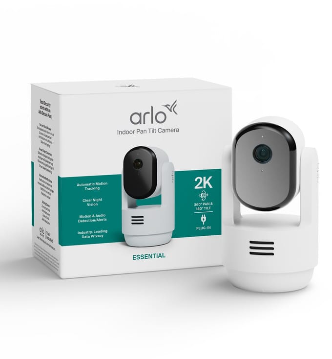 Arlo Essential3 2K PTZ beveiliginsgcamera voor binnen - 1 IP-Camera