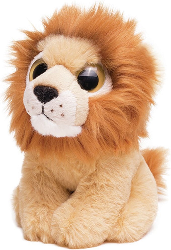Pluche Leeuw knuffeldier van 13 cm - Speelgoed dieren knuffels cadeau voor kinderen