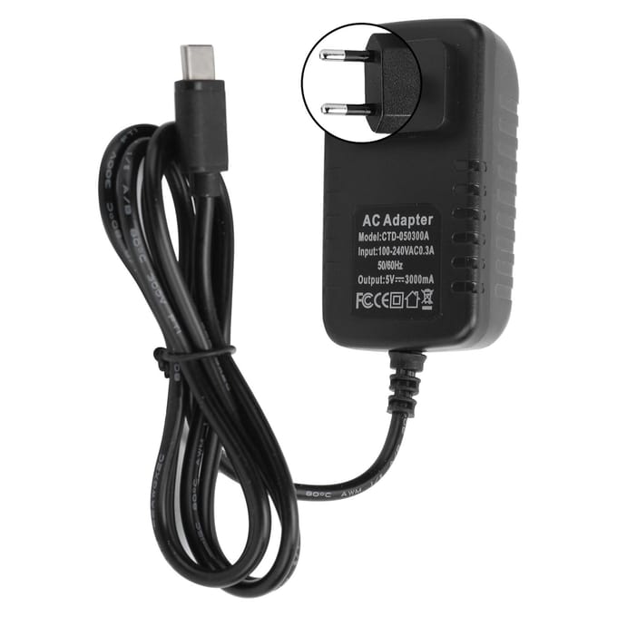 Voeding voor Raspberry Pi 4B 5V 3A Stroomadapter TypeC Oplader Computerbenodigdheden EU PLUG