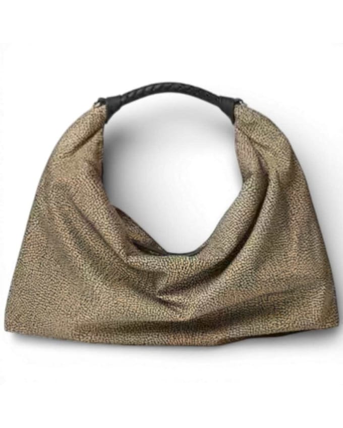 Hobo M tas. Borbonese Op Natural/Nero - 91010206-0195-X11