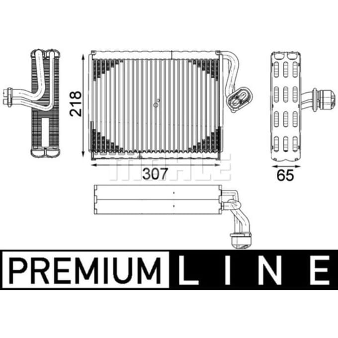 Verdamper, airconditioning MAHLE AE 122 000P